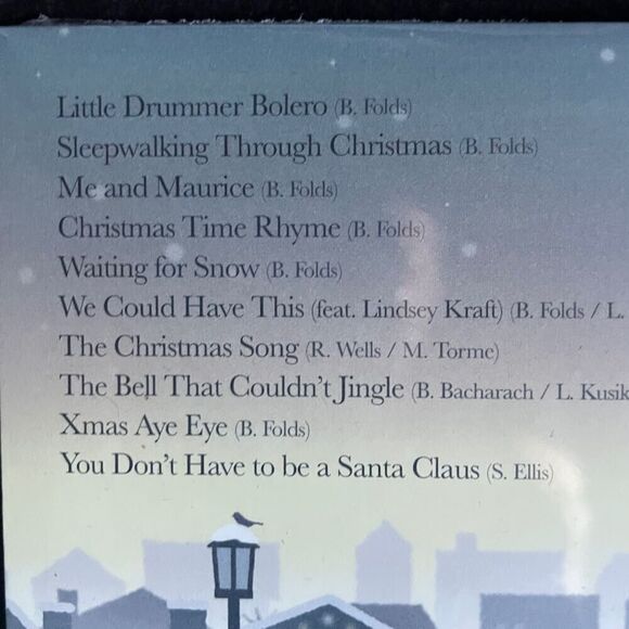 Ben Folds Sleigher NEW Compact Disc CD Autographed Signed 2024 - Picture 4 of 4